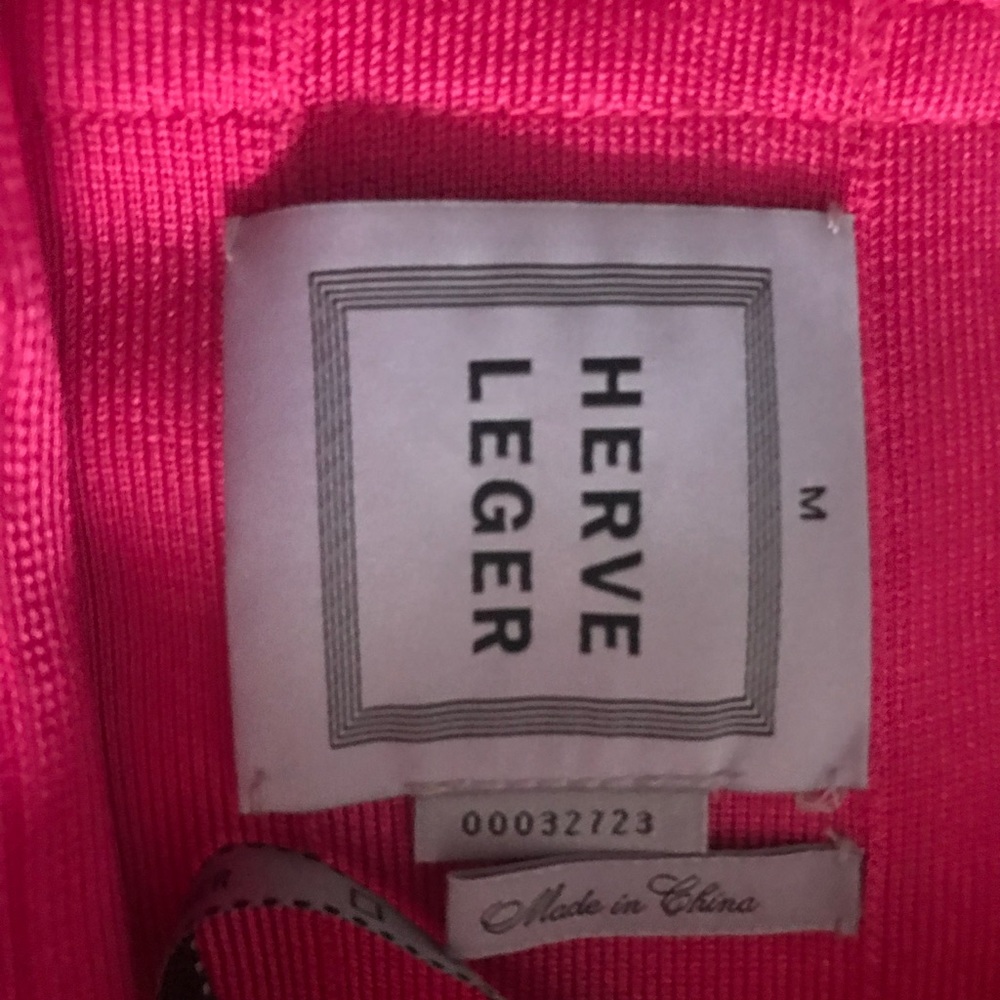 Herve Leger Hot Pink Bandage Skirt